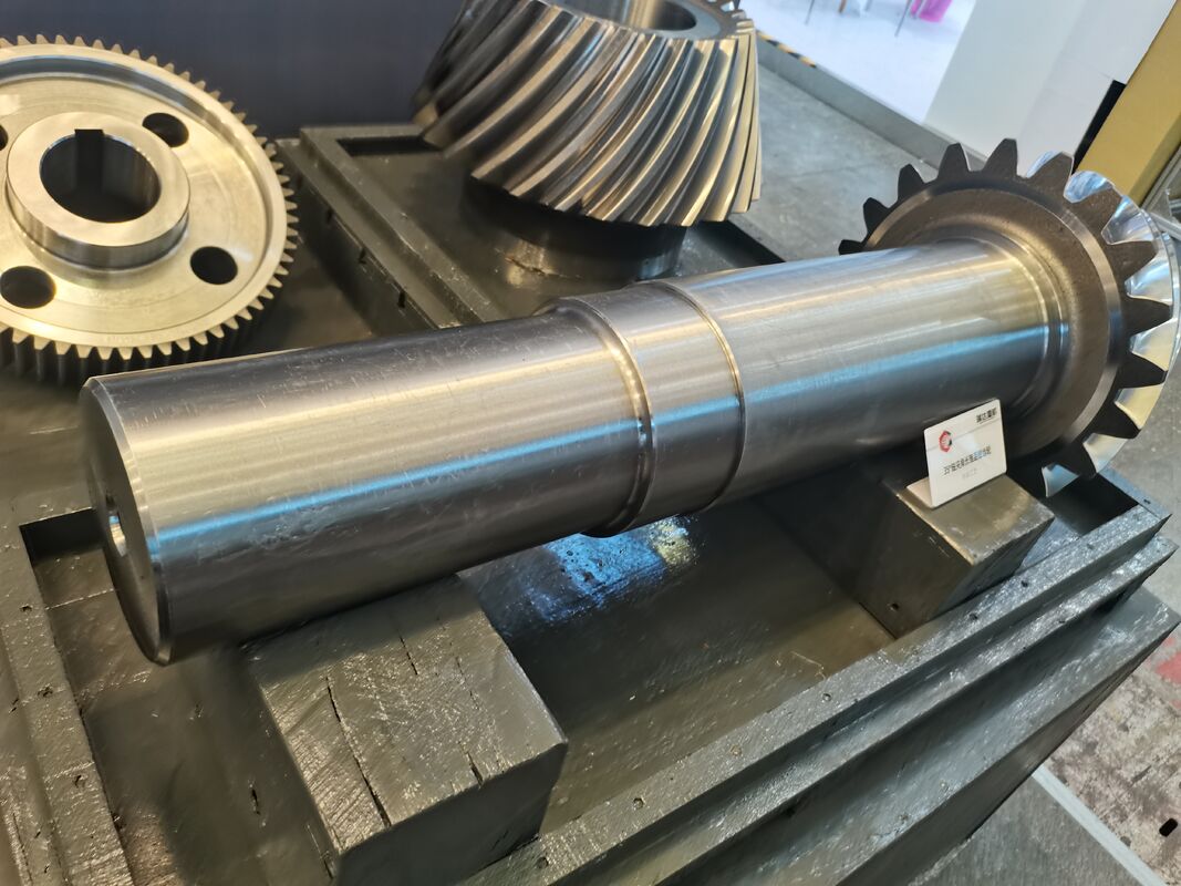 শিল্প যন্ত্রপাতি জন্য স্ট্রোরি 29 স্প্লিন ভারী দায়িত্ব ডান হাতের দিকনির্দেশক স্পাইরাল বেভেল গিয়ার সেট